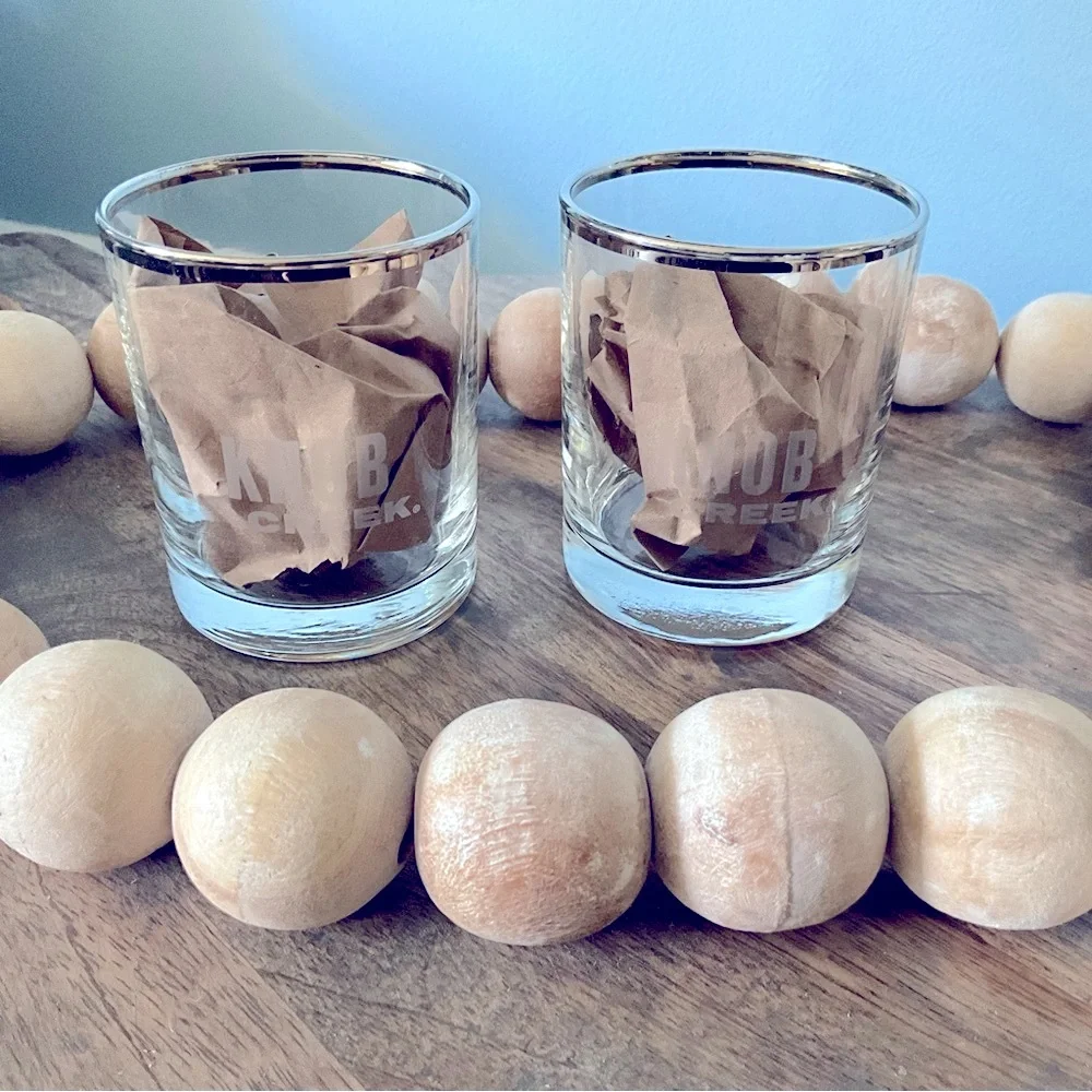 EUC Knob Creek Whiskey Lowball Glasses - Set